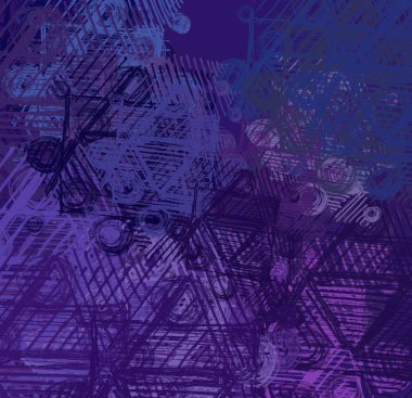 sorunsuz geçmiş ile soyut desen