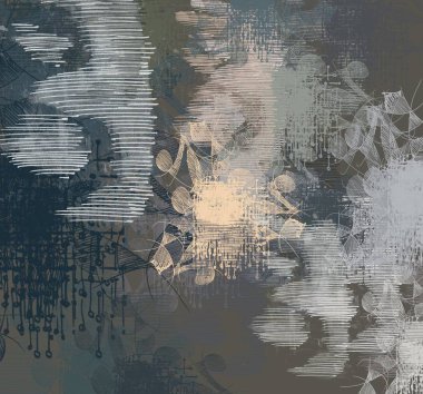 Vintage desenler ile eski grunge arka plan