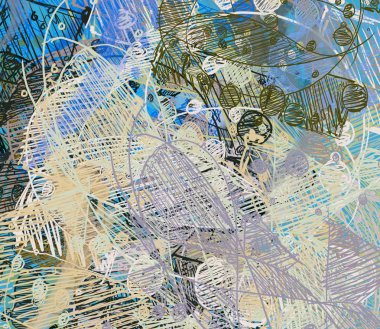 farklı desenlere sahip soyut grunge arkaplanı