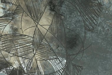 farklı desenlere sahip soyut grunge arkaplanı