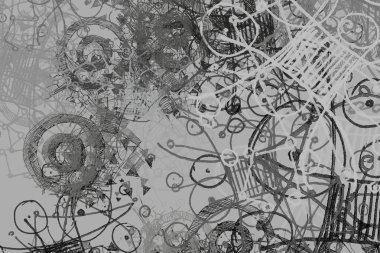 farklı desenlere sahip soyut grunge arkaplanı