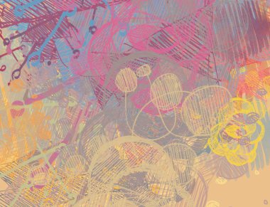 Farklı renk kalıplarına sahip soyut grunge arkaplanı