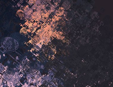 Farklı renk kalıplarına sahip soyut grunge arkaplanı