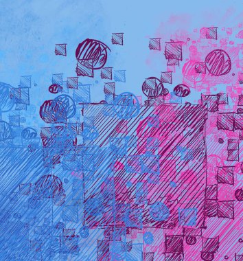 Farklı renk kalıplarına sahip soyut grunge arkaplanı