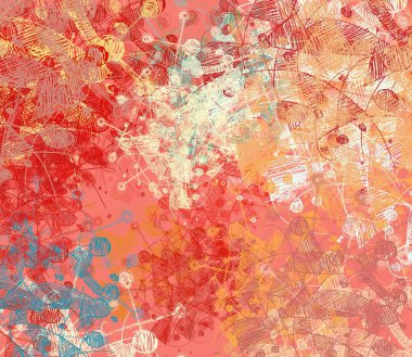 Farklı renk kalıplarına sahip soyut grunge arkaplanı