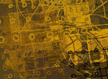 Farklı renk kalıplarına sahip soyut grunge arkaplanı