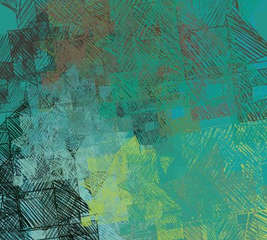 Farklı renk kalıplarına sahip soyut grunge arkaplanı