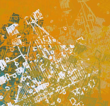 Farklı renk kalıplarına sahip soyut grunge arkaplanı