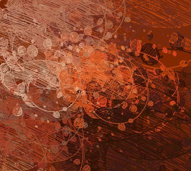 Farklı renk kalıplarına sahip soyut grunge arkaplanı