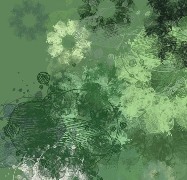 Farklı renk kalıplarına sahip soyut grunge arkaplanı