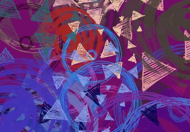 Farklı renk kalıplarına sahip soyut grunge arkaplanı