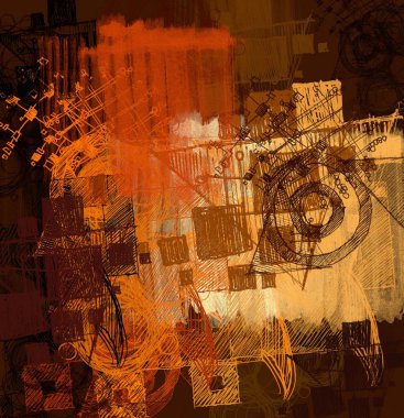 metin için alanı olan grunge arkaplanı