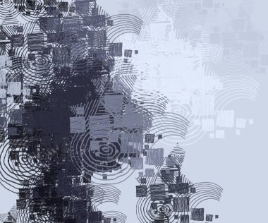 metin için alanı olan grunge arkaplanı