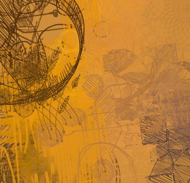 metin için alanı olan grunge arkaplanı