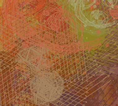 Metin için alanı olan soyut grunge arkaplanı