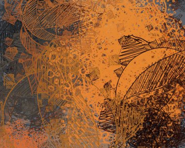 Metnin için alanı olan soyut arkaplan