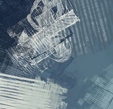 Metnin için alanı olan soyut arkaplan