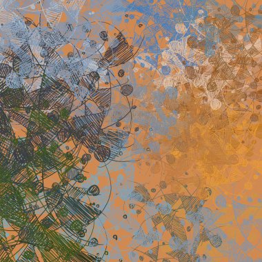 farklı desenlere sahip soyut grunge arkaplanı