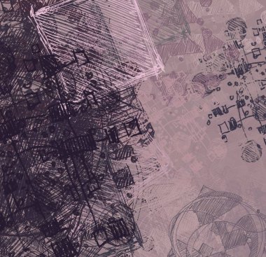 farklı desenlere sahip soyut grunge arkaplanı