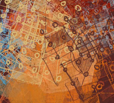 Metin için alanı olan soyut grunge arkaplanı