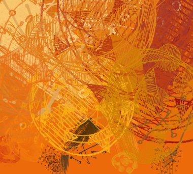 farklı desenlere sahip soyut grunge arkaplanı