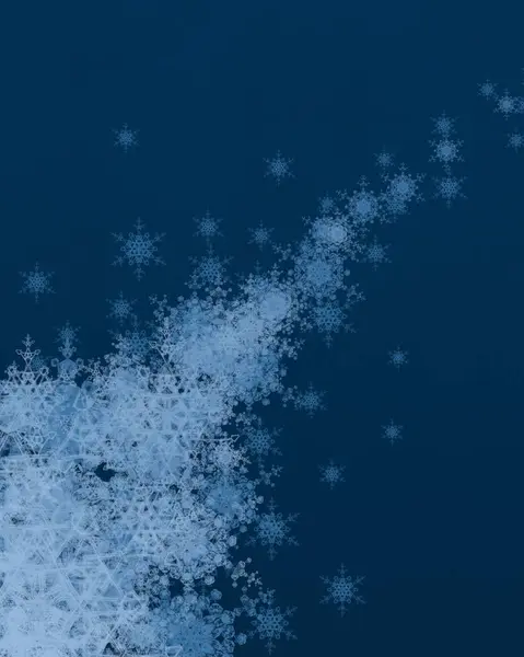 Kerst Patroon Met Sneeuwvlokken Abstract Behang — Stockfoto