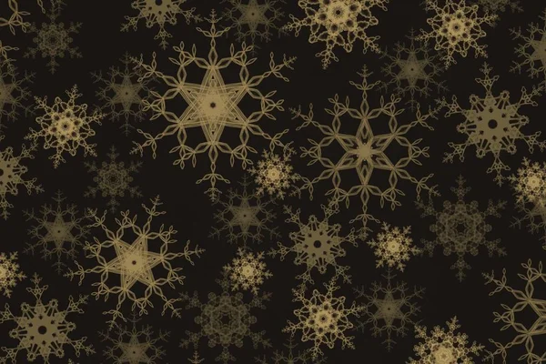 Christmas Pattern Snowflakes Abstract Wallpaper — Stock Photo, Image