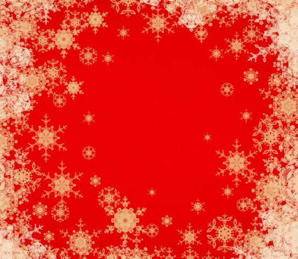 Kerst Patroon Met Sneeuwvlokken Abstract Behang — Stockfoto