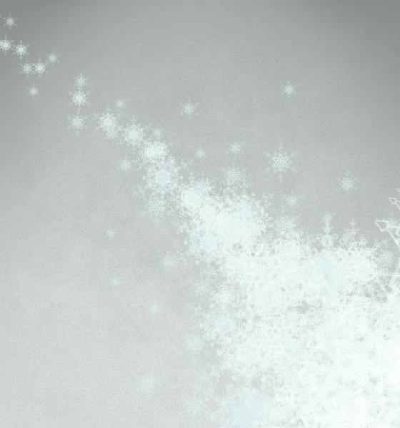 Різдвяний Візерунок Сніжинками Абстрактні Шпалери — стокове фото