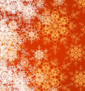 kar taneleri, soyut duvar kağıdı ile noel desen