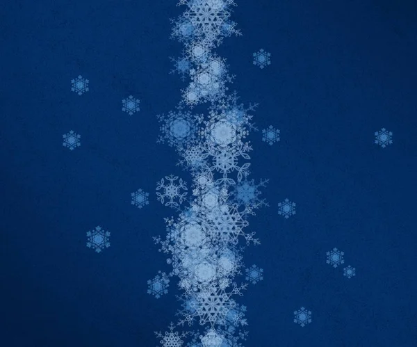 Рождественский Узор Снежинками Абстрактные Обои — стоковое фото