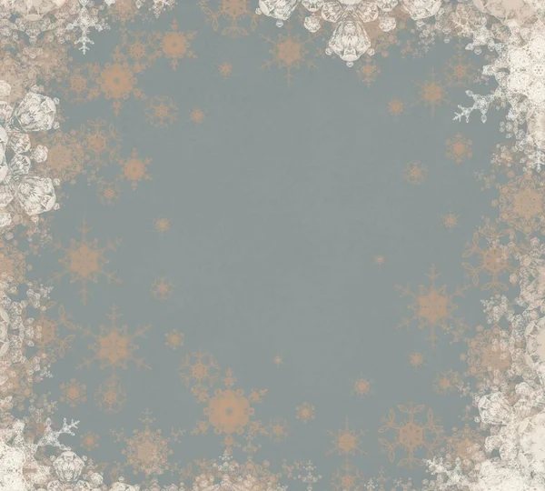 Christmas Pattern Snowflakes Abstract Wallpaper — Stock Photo, Image