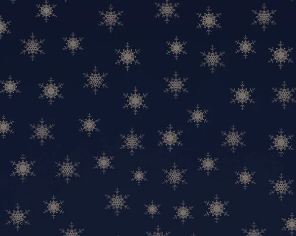 Patrón Navidad Con Copos Nieve Fondo Pantalla Abstracto — Foto de Stock