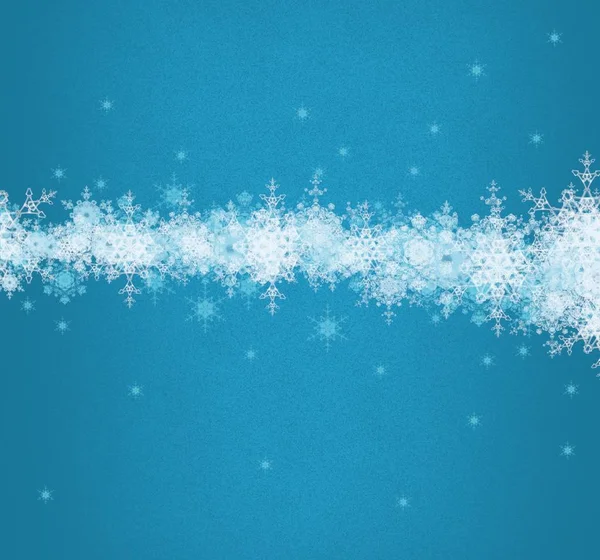 Julmönster Med Snöflingor Abstrakt Tapet — Stockfoto