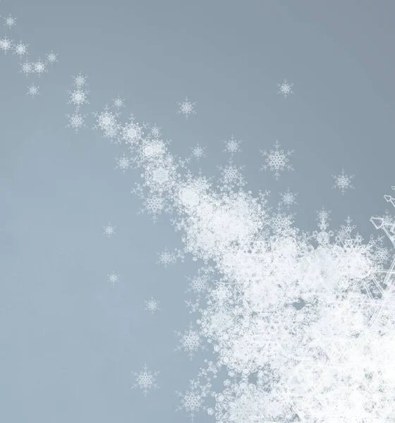 Sfondo Astratto Carta Parati Natale Con Fiocchi Neve — Foto Stock