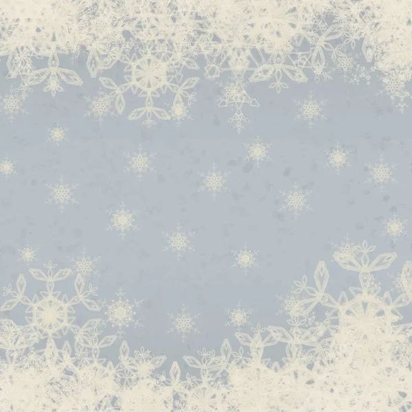 抽象的な背景 雪の結晶とクリスマスの壁紙 — ストック写真