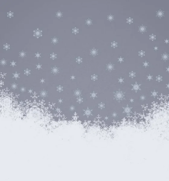Streszczenie Tło Christmas Tapety Płatkami Śniegu — Zdjęcie stockowe