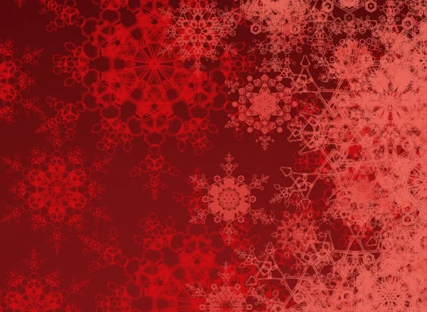 Абстрактный Фон Рождественские Обои Снежинками — стоковое фото