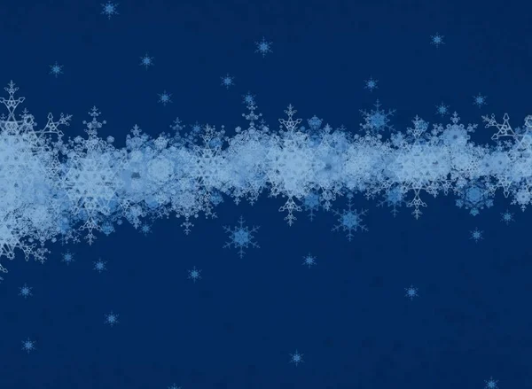 Fondo Abstracto Fondo Pantalla Navidad Con Copos Nieve — Foto de Stock