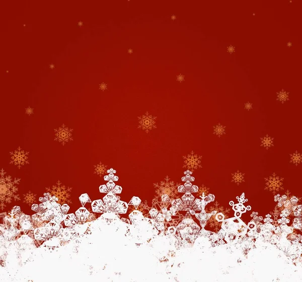 Fondo Abstracto Fondo Pantalla Navidad Con Copos Nieve —  Fotos de Stock