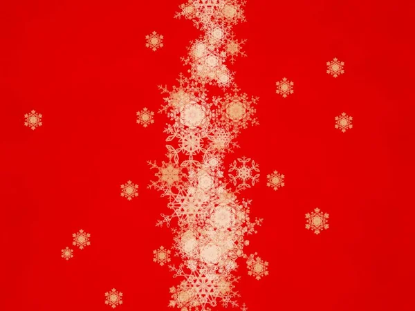 Abstracte Achtergrond Kerstmis Behang Met Sneeuwvlokken — Stockfoto