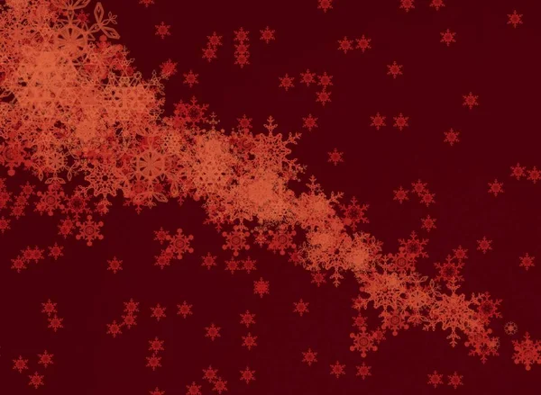Patrón Abstracto Con Copos Nieve Papel Pintado Navidad — Foto de Stock