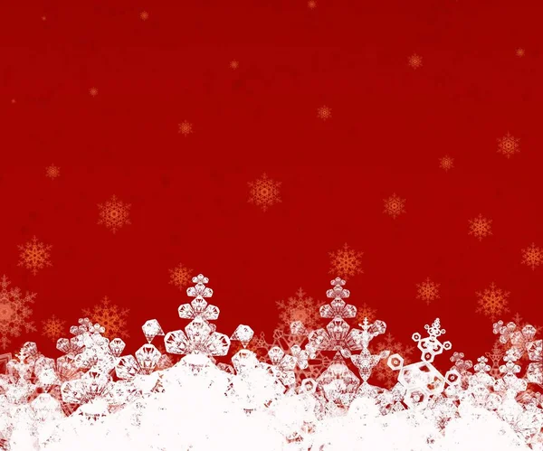 Patrón Abstracto Con Copos Nieve Papel Pintado Navidad —  Fotos de Stock
