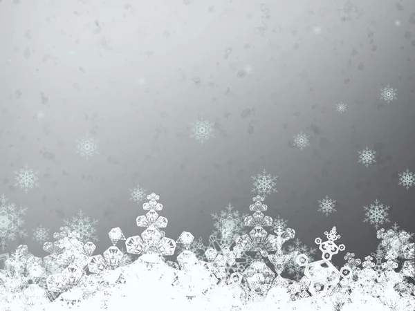 雪の結晶 クリスマスの壁紙と抽象的なパターン — ストック写真