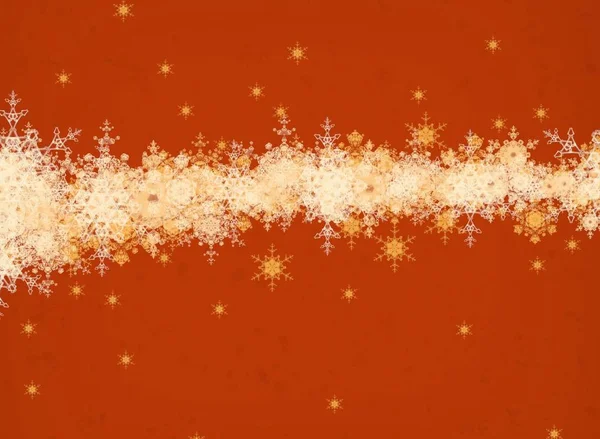 Abstrakt Mönster Med Snöflingor Christmas Tapet — Stockfoto