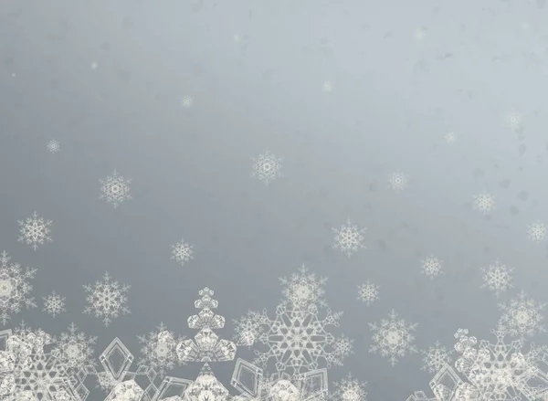 Abstract Pattern Snowflakes Christmas Wallpaper — Stock Photo, Image