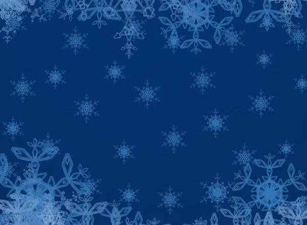 Fundo Natal Digital Com Flocos Neve — Fotografia de Stock