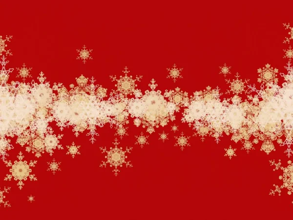 눈송이와 디지털 크리스마스 — 스톡 사진