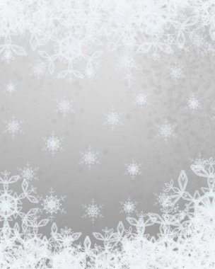 kar taneleri ile dijital noel arka plan