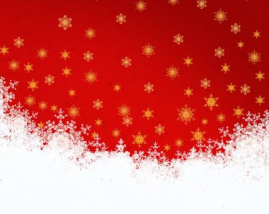 kar taneleri ile dijital noel arka plan